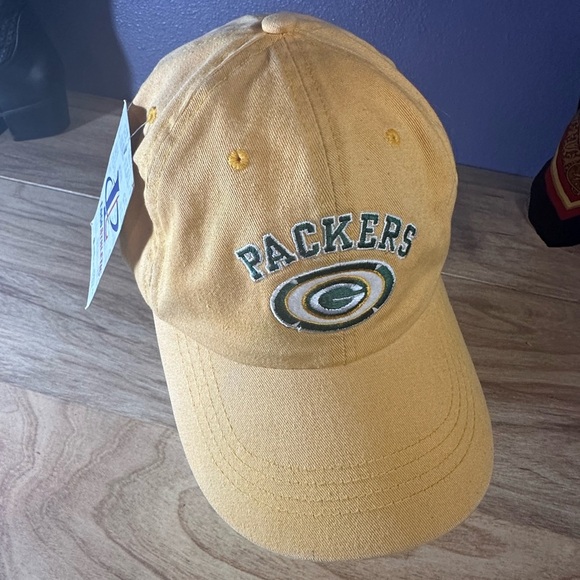 Logo Athletic Yellow Cap with Adjustable Strap - Picture 2 of 10